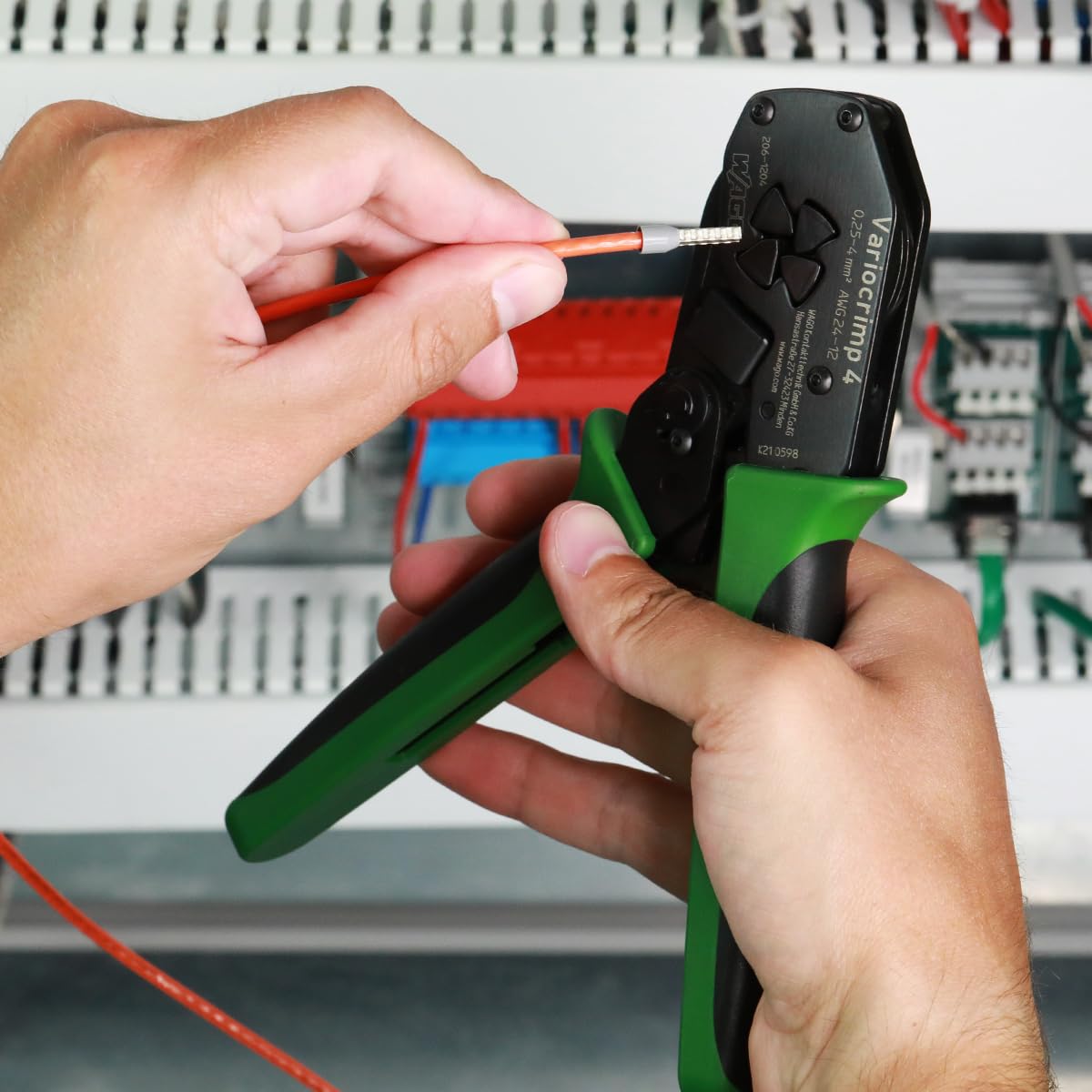 206-1204 | WAGO Variocrimp 4 | For insulated and uninsulated ferrules | 24 – 12 AWG | [Single Item] - Image 3