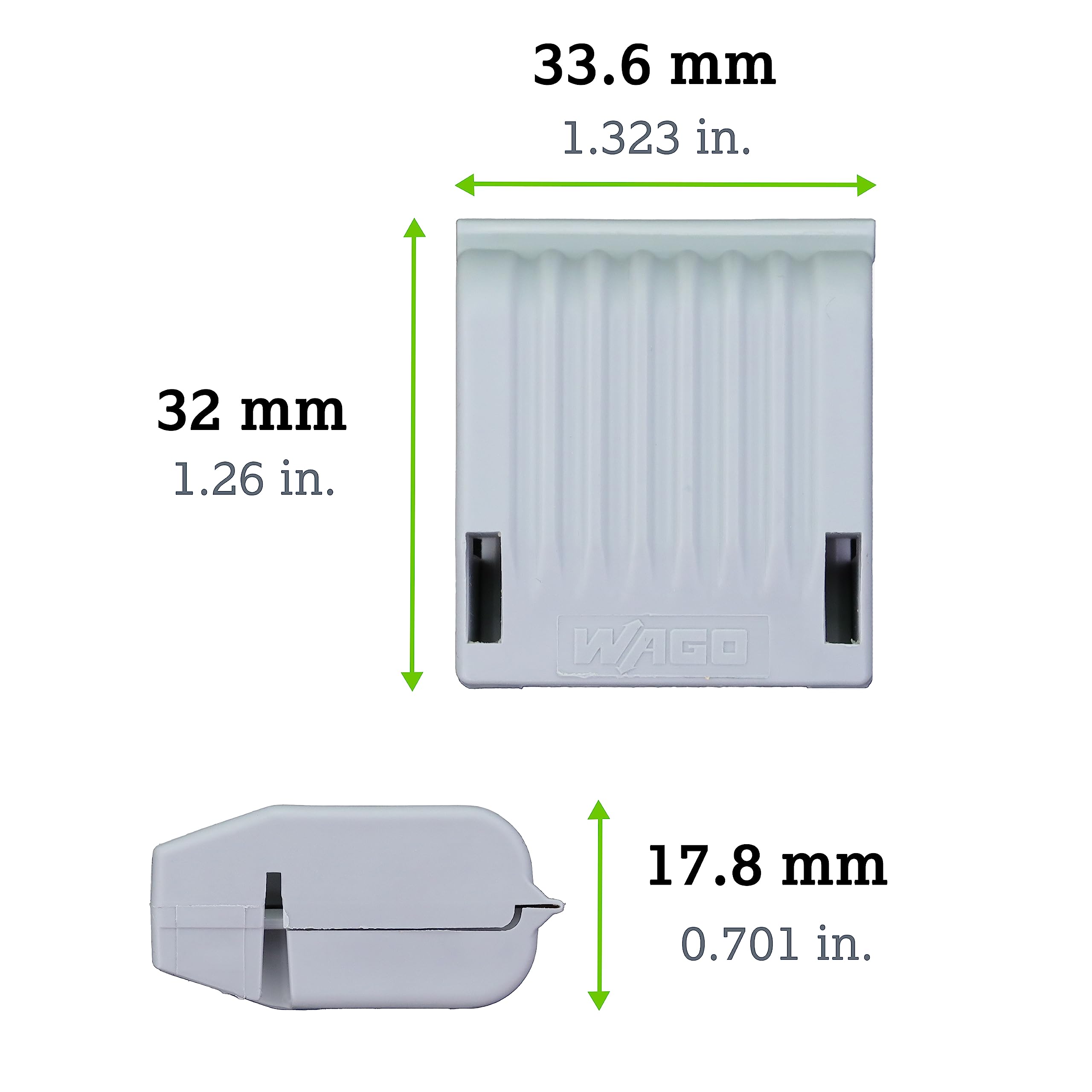 207-1331 | WAGO Gelbox for 221 and 2773 Series connectors | Moisture Protection | IPX8-certified | 12 AWG | Gray, Label-Free housing | Small | [Box of 4 Pieces] - Image 4