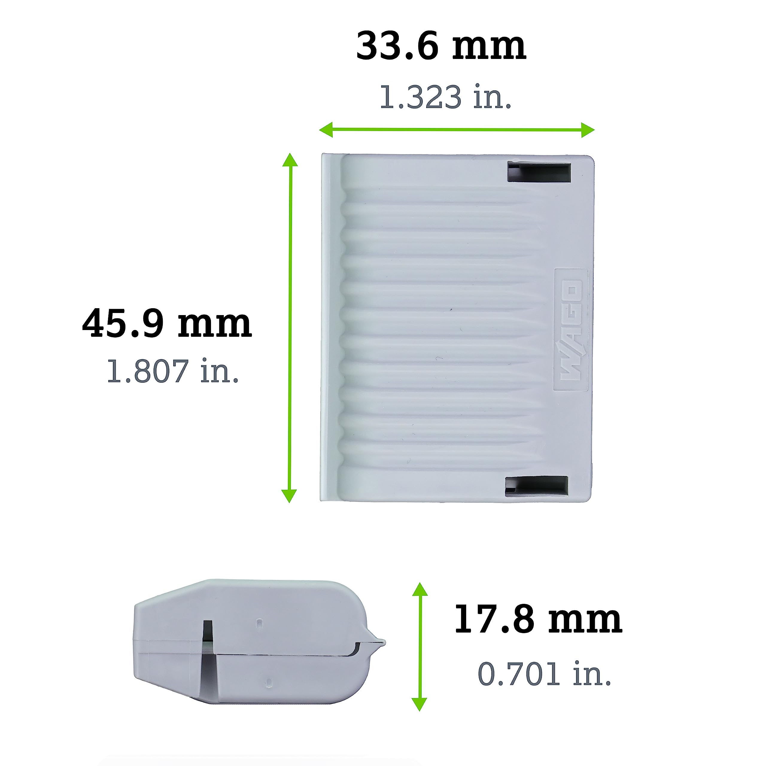 207-1332 | WAGO Gelbox for 221 and 2773 Series connectors | Moisture Protection | IPX8-certified | 12 AWG | Gray, Label-Free housing | Medium | [Box of 4 Pieces] - Image 4