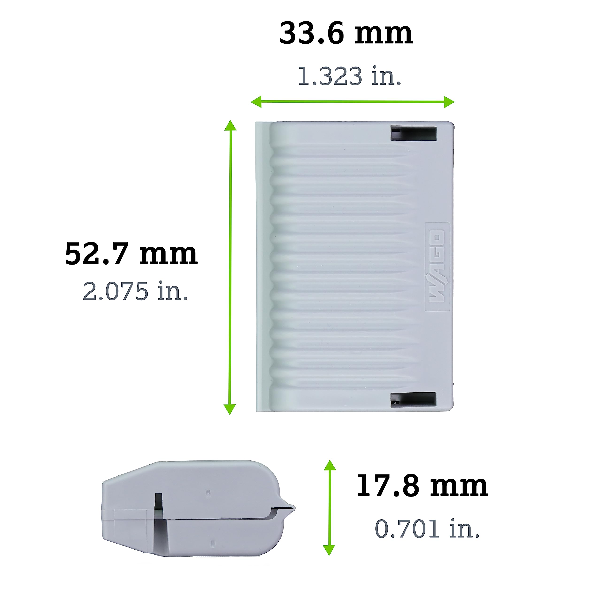 207-1333 | WAGO Gelbox for 221 and 2773 Series connectors | Moisture Protection | IPX8-certified | 12 AWG | Gray, Label-Free housing | Large | [Box of 3 Pieces] - Image 4