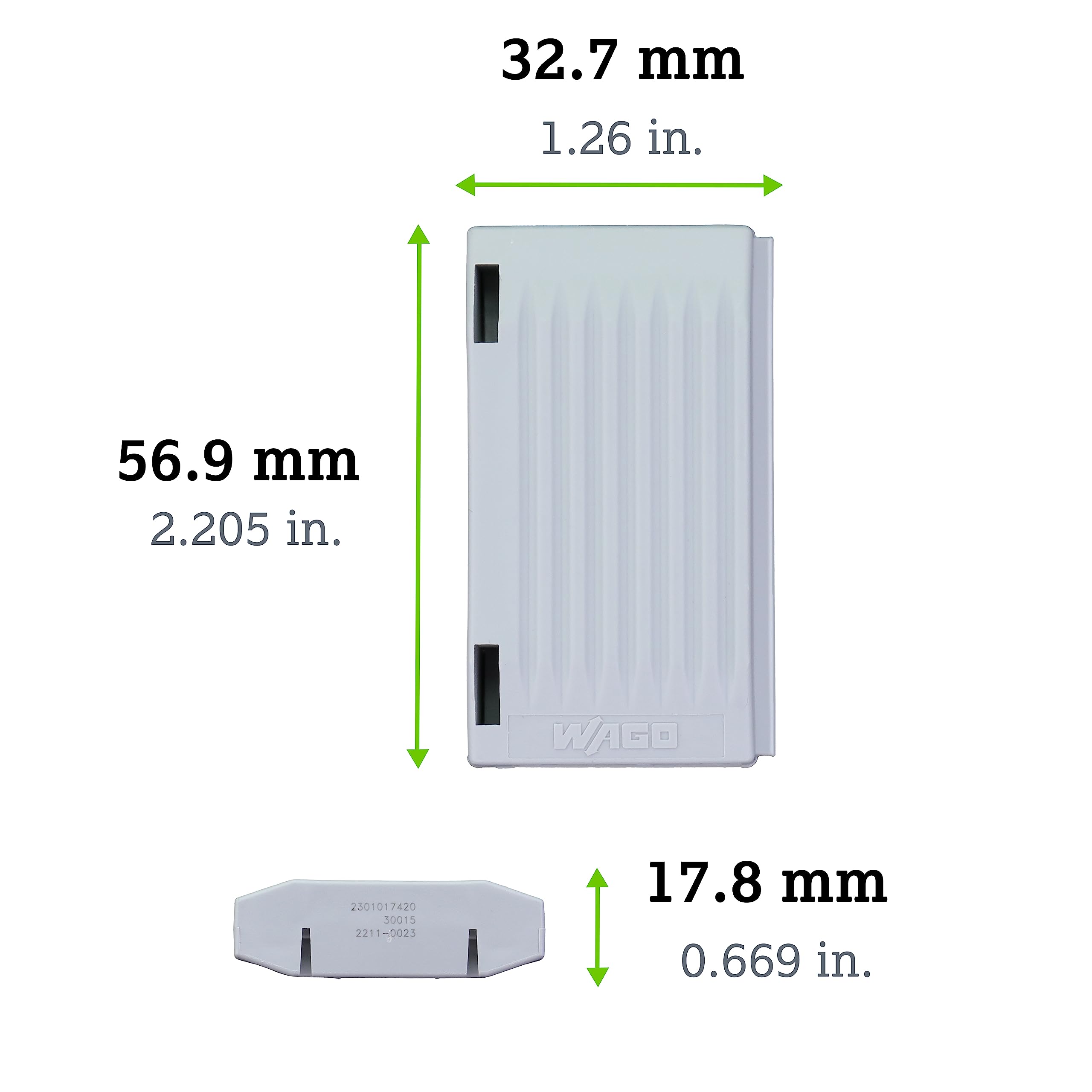 207-1372 | WAGO Gelbox for 221 Inline | Moisture Protection | IPX8-certified | Gray, Label-Free housing | Small | [Box of 4 Pieces] - Image 4
