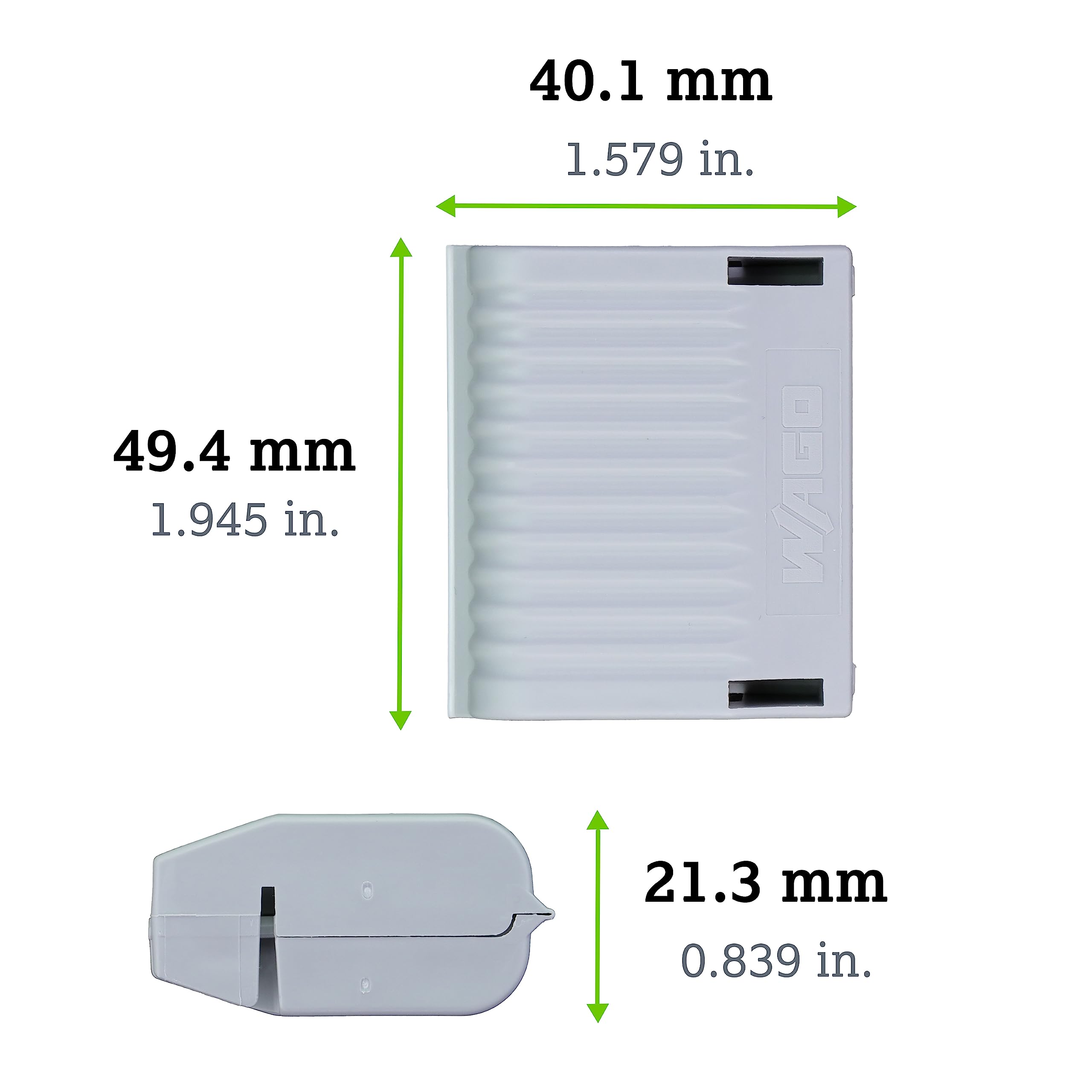 207-1432 | WAGO Gelbox for 221 Series connectors | Moisture Protection | IPX8-certified | 10 AWG | Gray, Label-Free housing | Medium | [Box of 3 Pieces] - Image 4