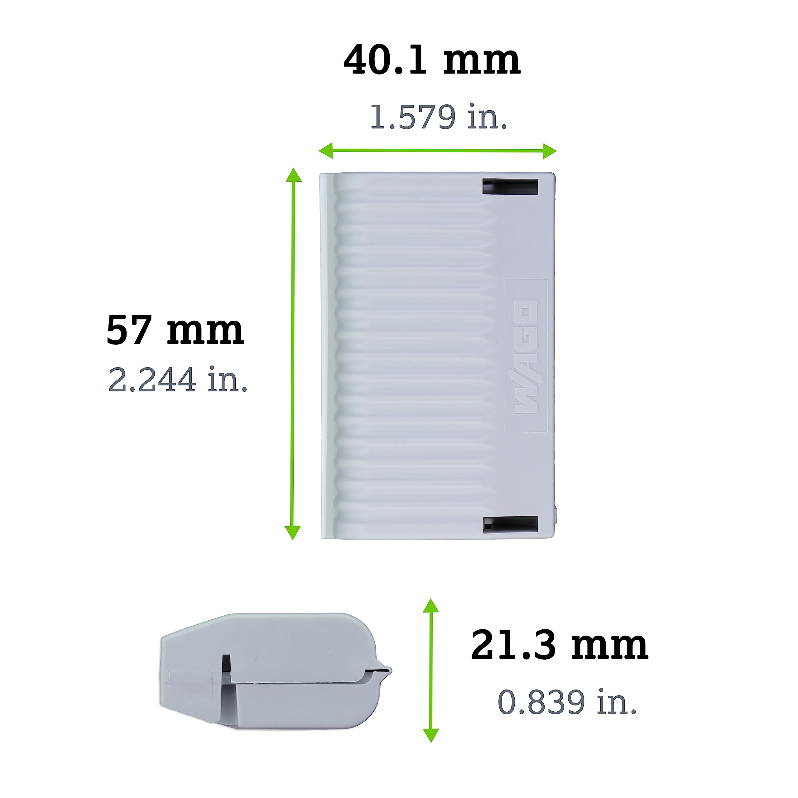 207-1433 | WAGO Gelbox for 221 Series connectors | Moisture Protection | IPX8-certified | 10 AWG | Gray, Label-Free housing | Large | [Box of 2 Pieces] - Image 4