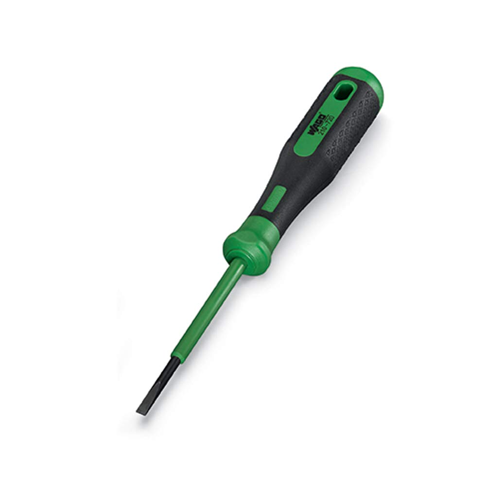 210-722 | WAGO Operating Tool Set | Tool One: 2.5 x 0.4 mm Blade, Tool Two: 3.5 x 0.5 mm Blade, Tool Three: 5.5 x 0.8 mm Blade | Features Partially Insulated Shaft | [Set of Three] - Image 4