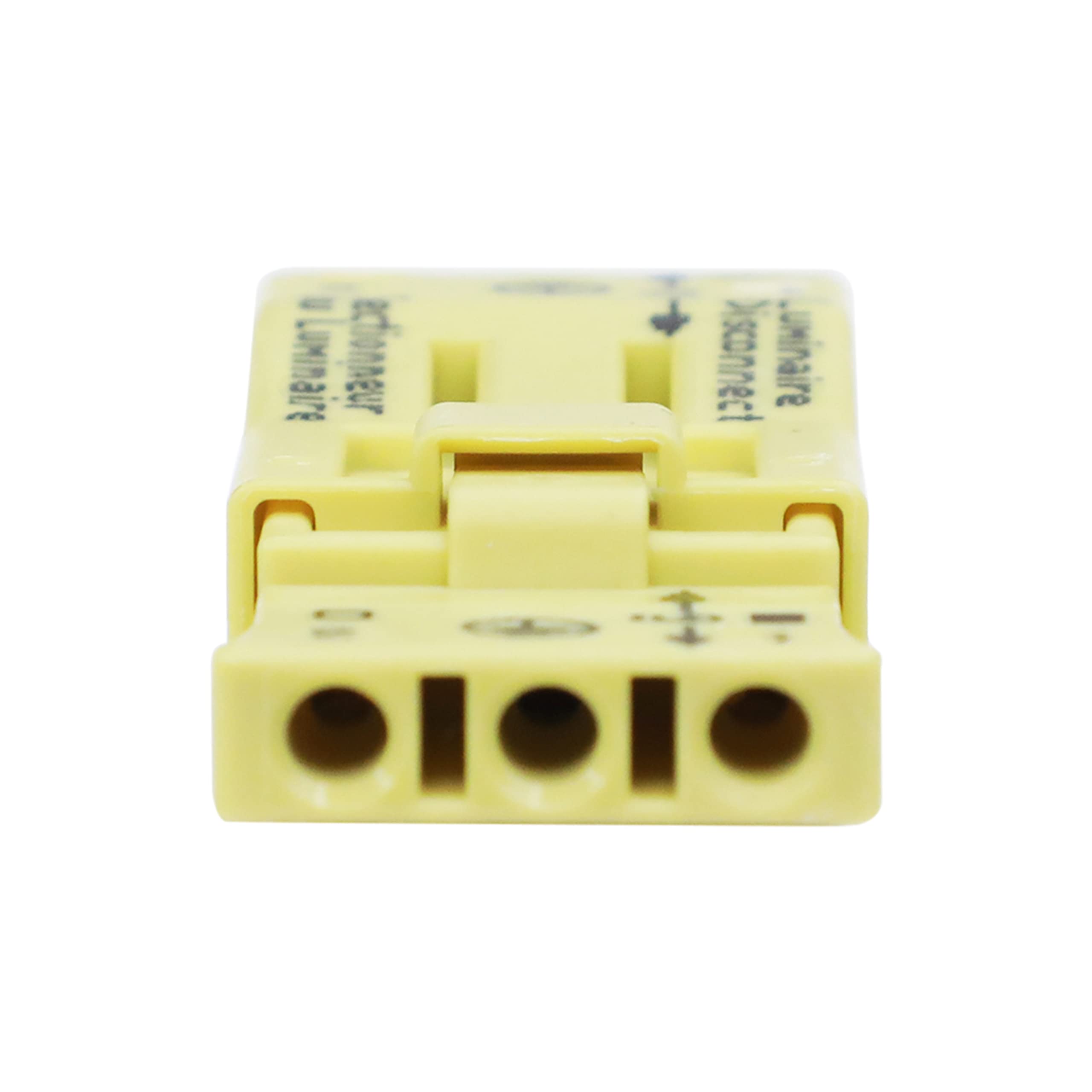 873-953 | WAGO Luminaire Disconnect Connector | 3-Pole Connector | with “Make First/Break Last” Ground Circuit | Yellow | [Bag of 500 Pieces] - Image 3