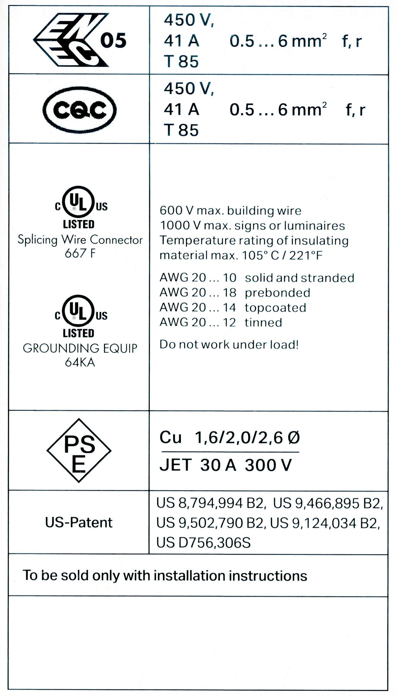 Wago 221-613 Lever-Nuts 10AWG 3 Conductor Compact Wire Connectors 30 PK - Image 5