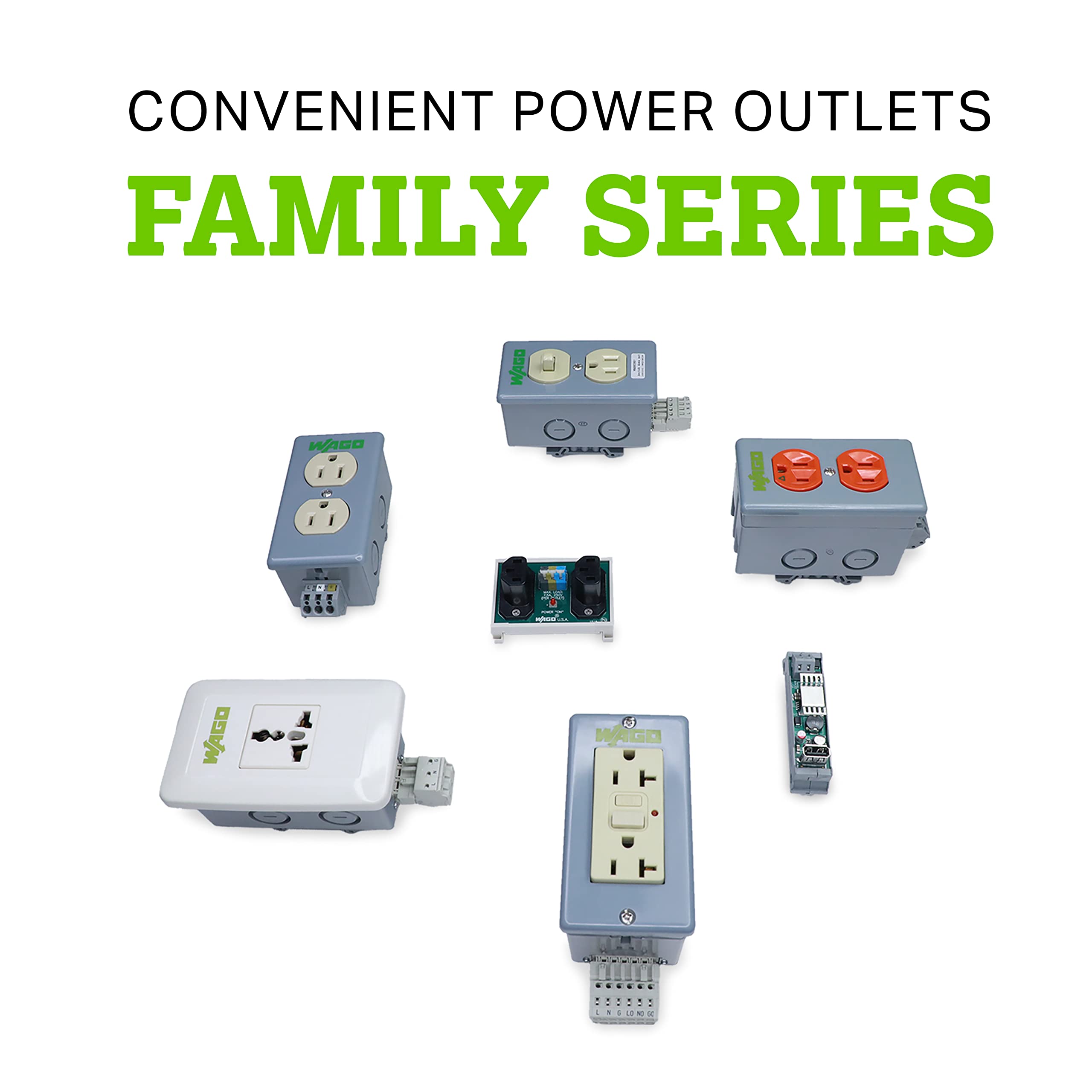 WAGO CPO Series | Duplex Outlet with Isolated Ground | Pluggable MCS Connector | Double Connection per Pole | 125 VAC | 15 A | [Single Unit] - Image 5